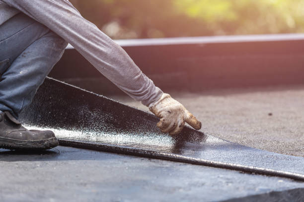 Professional Waterproofing technician working in New Haven, OH